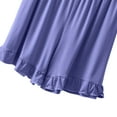 thumbnail image 5 of uublik Comfy Pajamas for Women Set Loose Sleeveless Tank Tops Ruffle Shorts 2-Piece Suit Blue, XL, 5 of 8
