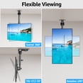 thumbnail image 5 of HOMOUNT Ceiling TV Mount for Most 14-40 Inch TVs, Height Adjustable Full Motion Hanging TV Wall Mount Bracket, Max VESA 200x200mm, up to 22 Lbs, 5 of 10