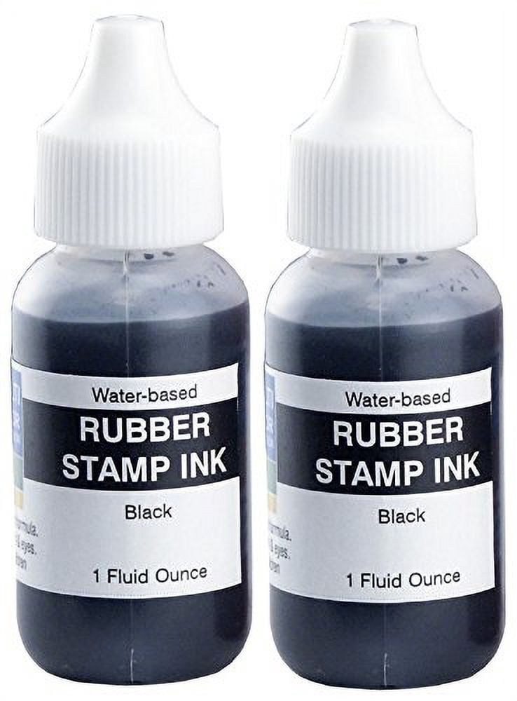Infusion 7" x 8" Extra Large Industrial Stamp Ink Pad, Your Go to Large Stamp Ink Pad for Bright Color, Even Coverage and Durability, Black Stamp Pad