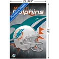 thumbnail image 3 of NFL Miami Dolphins - Helmet 18 Wall Poster, 3 of 4
