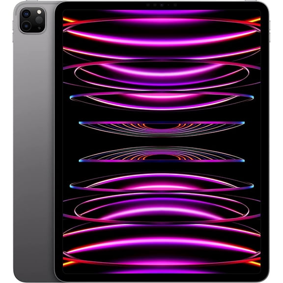 Restored 2022 Apple 12.9-in iPad pro Wi Fi+Cellular 256 GB Space Gray (6th Generation) (Refurbished)