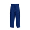 thumbnail image 5 of Kelon Wide Leg Pants for Women Elastic Waisted Casual Palazzo Straight Leg Pants Summer Beach Trouser XL, 5 of 9