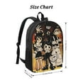 thumbnail image 2 of Bendy And The Ink Machine Backpack, Large Capacity 17 Inch Laptop Backpack, Durable Casual Daypack, Water Resistant, 17.3x12.2x5.5 Inch, 2 of 8