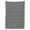 thumbnail image 2 of Fleur De Lis Tablecloth, Checkerboard Pattern Rectangles European Heraldic Design Monochrome Emblem, Rectangle Satin Table Cover for Dining Room and Kitchen, 60" X 90", Black White, by Ambesonne, 2 of 2