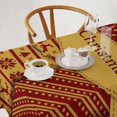 Christmas quadrate tablecloth stainresistant wrinkleresistant