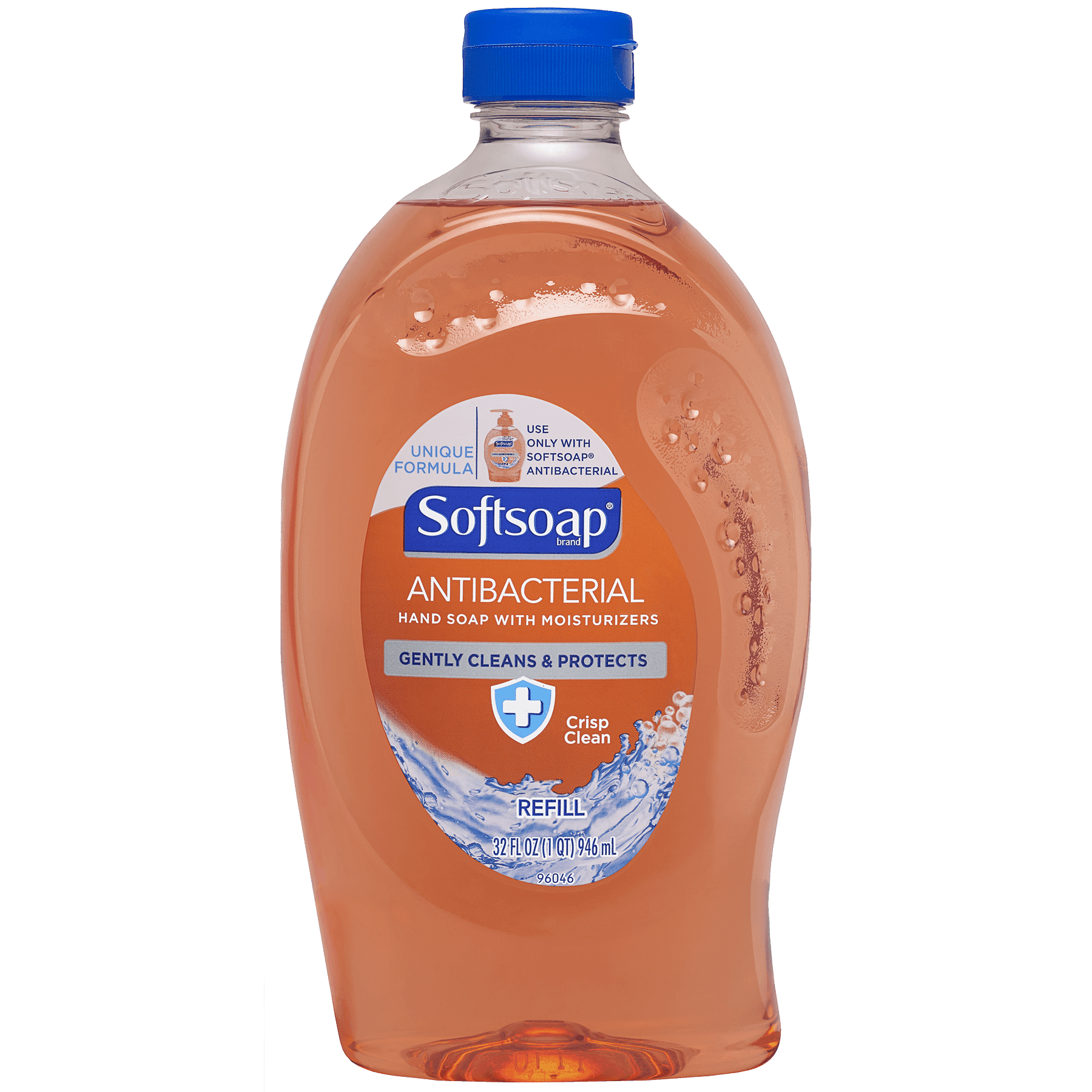 Softsoap Antibacterial Hand Soap Refill, Crisp Clean 32 fl oz