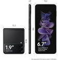 thumbnail image 3 of T-Mobile Samsung Galaxy Z Flip3 5G 128GB Smartphone (Locked), Phantom Black, (Refurbished), 3 of 3