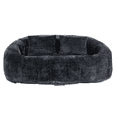 thumbnail image 5 of Tcbosik 2-Seater Bean Bag Chair, Chenille Fabric Sofa, Modern Couch for Living Room, Bedroom, Black, 5 of 11