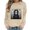 Khaki Sweatshirts, variant on Jsaierl Halloween Sweatshirts for Women Spooky Graphic Pullovers Soft Loose Fit Crewneck Long Sleeve Shirt Tops Halloween Clothes, Sizes S-2XL