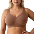 thumbnail image 1 of Supportive Wireless Full Coverage Bras for Everyday Comfort and Shape Enhancement – Seamless Fuller Cup Uplift without Underwire, 1 of 4