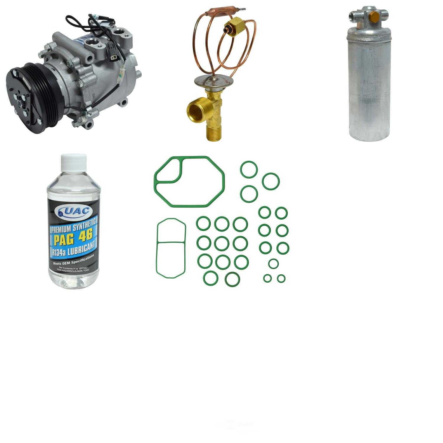 A/C Compressor and Component Kit -- Compressor Replacement Kit Fits select: 1995 HONDA ACCORD EX-R, 1996 HONDA ACCORD LX/EX