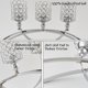 thumbnail image 4 of Candelabro de Cristal Fiudx 16 Pulgadas con Arco de Hierro Decoración para Bodas, 4 of 6