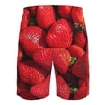 thumbnail image 6 of Naloa Strawberry Red Men's Beach Shorts, Surfing shorts, Swim trunks, Quick Dry Swim Trunks for Surfing Beach Fun - XX-Large, 6 of 9