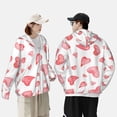 thumbnail image 6 of Sigee Pink Hearts Print UPF50+ Men's Sun Protection Hoodie Shirt SPF UV Shirt Long Sleeve Fishing Outdoor Lightweight, S-3XL, 6 of 9