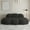 Black, variant on Sdorens Cloud Sofa Oversized Curved Couch,Lazy Sofa Round Floor Sofas,Cloud Memory Foam Couches for Living Room,Apartment,Small Spaces(No Assembly,Pink)