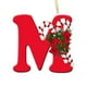 thumbnail image 1 of Personalized Acrylic Christmas Tree Ornaments Alphabet Letter Decorations with Santa Hat Design for Party Xmas Decoration Pendant Hanging Decor, 1 of 3