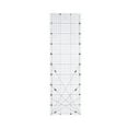 thumbnail image 1 of Transemion Ruler Clear Scale Embroidery Dressmaking Tailor Sewing Template Manual Handmade Stitching Measuring Tool 15x50cm Black, 1 of 6