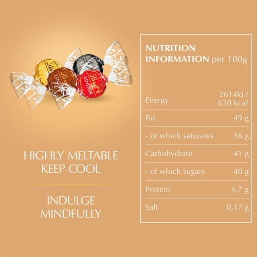 Lindt Lindor Assorted Chocolate Truffles Box 337g, British Import (Pack of 3)
