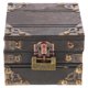thumbnail image 3 of Vintage Style Wooden Treasure Chest Organization Box For Collectors Living Room 1Set, 3 of 5