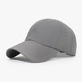 thumbnail image 2 of Men Women Waterproof Quick Dry Baseball Cap Run Hats Mesh Lightweight for Outdoor Sports 2026 Gray One Size, 2 of 6