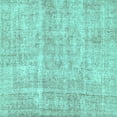 thumbnail image 1 of Ahgly Company Indoor Square Abstract Turquoise Blue Modern Area Rugs, 7' Square, 1 of 4