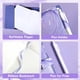 thumbnail image 3 of Diary with Lock for Girls and Women, A5 Journal with Lock for 8 10 11 12 14 16 Year Old Girls Gifts Presents, 192 Pages Waterproof Journal for Girls Ages 8-12 with Pen Marble Diary, Purple, 3 of 6
