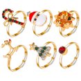 thumbnail image 1 of 6 anillos navideños para niños, ideales como juguetes o como recuerdos de fiesta., 1 of 8