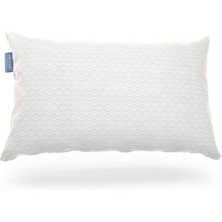 Luxury Rayon Derived from Bamboo Shredded Memory Foam Pillow - Adjustable & Removable Fill - Cool & Breathable Cover with Zipper for Side, Back, & Stomach Sleepers (Queen)