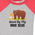 thumbnail image 4 of Inktastic Mimi Bear Loves Me Grandbaby Boys or Girls Baby Bodysuit, 4 of 5