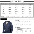 thumbnail image 3 of Men's Outdoor Vintage V-neck Button Long Sleeve Fashion Sports T-shirt XL, 3 of 5