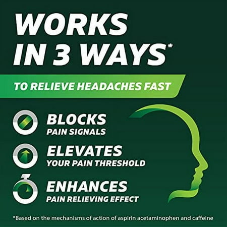Excedrin Extra Strength Pain Relief Caplets - Headache Relief - 100 Count
