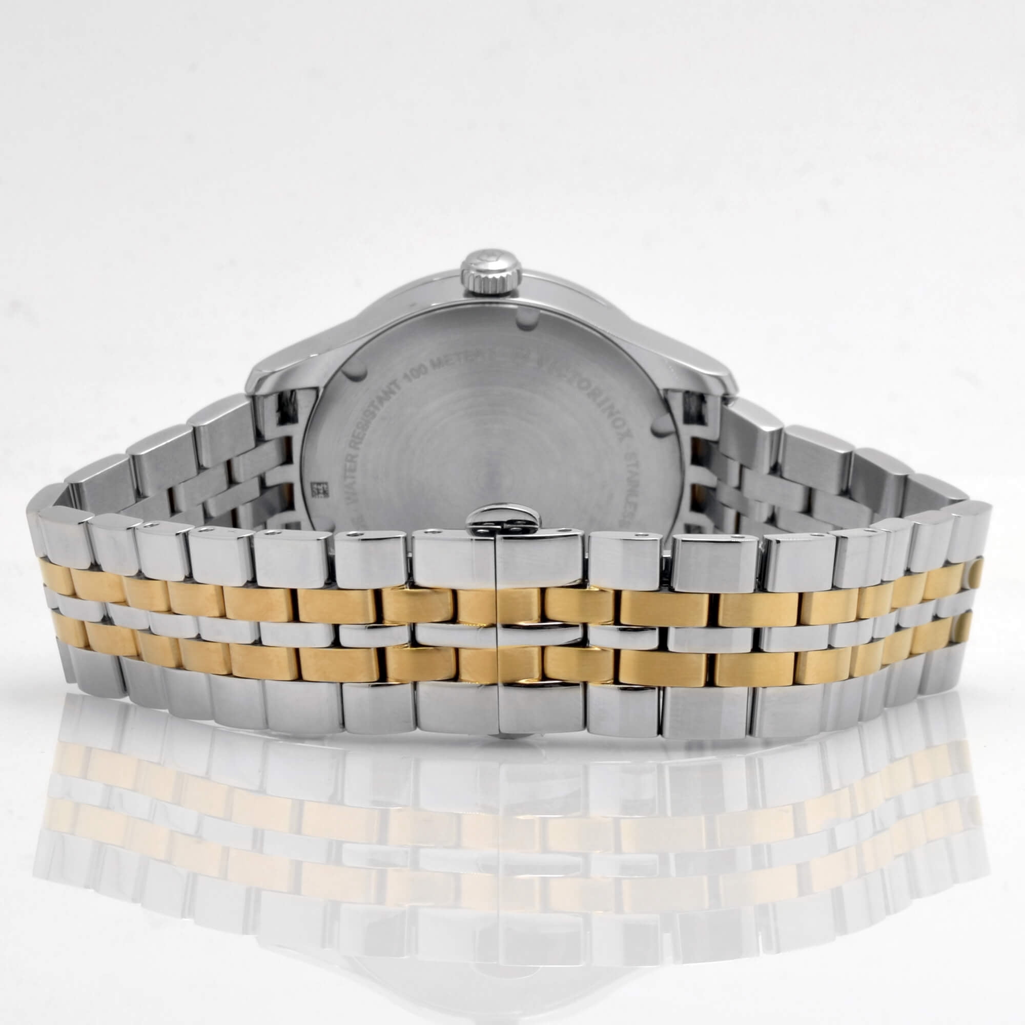 Alliance Grey Dial Two-tone Ladies Watch 241753