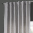 thumbnail image 4 of Exclusive Fabrics  French Linen Room Darkening Curtains Panel - Elegant luxurious Drapes (1 Panel) Earl Grey 50 X 84 84 Inches, 4 of 5