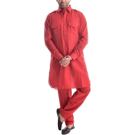 

Royal Kurta Mens Cotton Pathani Suit