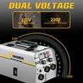 thumbnail image 3 of Soldadora SSIMDER MIG 140A 2 en 1 Stick/Flux Core 110V/220V, 3 of 7