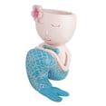 thumbnail image 4 of 4 Uds escultura de sirena de dibujos animados flor maceta Mini macetas floreros hogar Hotel decoraciones de escritorio Cola maceta interior grande, 4 of 8