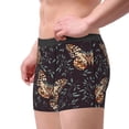 thumbnail image 5 of Salouo Butterfly1 Print Men's Boxer Briefs,Breathable Underwear Elastic Waistband Briefs for Men -Small, 5 of 8