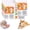 3PCS, variant on Newspaper Crinkle Dog Toy | Indestructible Squeaker and Bite-Resistant | for Interactive Play - small medium dogs, poodle teddy