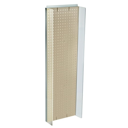 

Azar Displays 700350-ALM Almond 13.5 W x 44 H Pegboard Powerwing Display