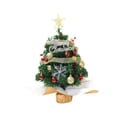 thumbnail image 3 of Árbol de Navidad de escritorio Mini árbol de Navidad de mesa para fiesta de Navidad Apartamento 45cm verde, 3 of 8