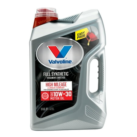 Valvoline™ Full Synthetic High Mileage with MaxLife™ Technology SAE 10W-30 Motor Oil - Easy Pour 5 Quart