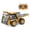 Dump Truck, variant on ADTHLIER Remote Control Excavator (11-Channel), Dump Truck, Bulldozer, Loader (9-Channel), 2.4GHz Remote Control Construction Vehicles, Metal Construction, with Cool Lights and Sound Effects, 4-Pack