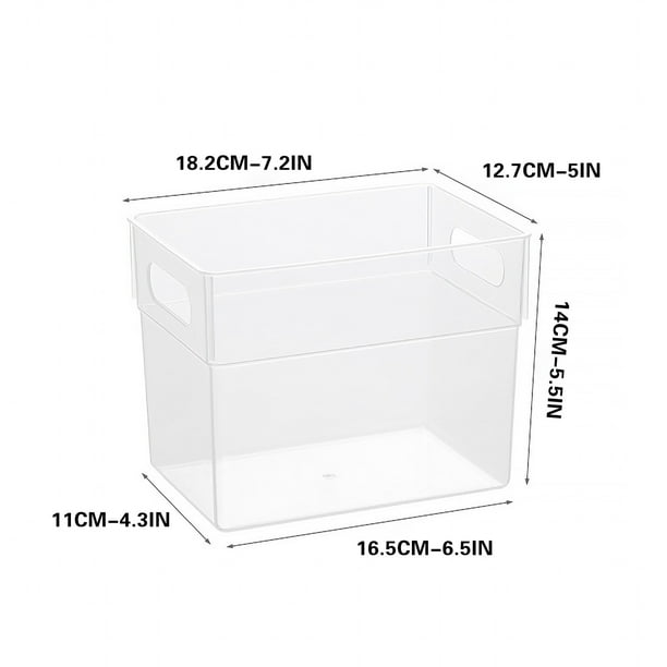 Cajón de escritorio, rotulador, caja de almacenamiento de papelería, bolígrafo de plástico transparente, caja de almacenamiento miscelánea, loncheras