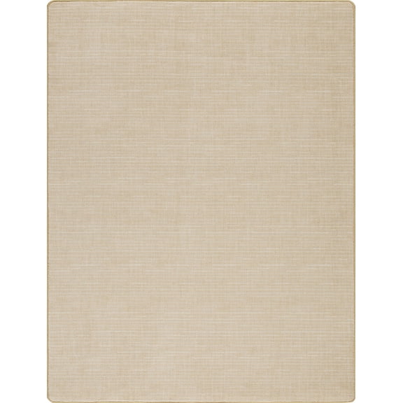 Milliken Imagine Area Rug BROADCLOTH Broadcloth Raw Silk Solid Crosshatch 5' 4" x 7' 8" Rectangle