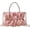 Pink, variant on Kukuzhu Women Small Handbags Chic Pleat Chain Shoulder Bag Casual Crossbody Bag