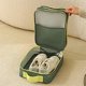 thumbnail image 5 of Bolsa impermeable organizadora de zapatos de viaje - Caja portátil de 3 compartimentos para equipaje, 29x22x14cm, 5 of 6
