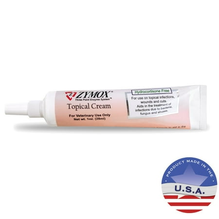 UPC: 0667334129083 | Zymox Topical Cream without Hydrocortisone  1 Ounce