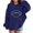 Navy, variant on CPNG Girls Hooded Sweatshirt Football Print Long Sleeve Hoodie Pullover Top Trendy Comfy Daily Casual Loose Sweatshirts