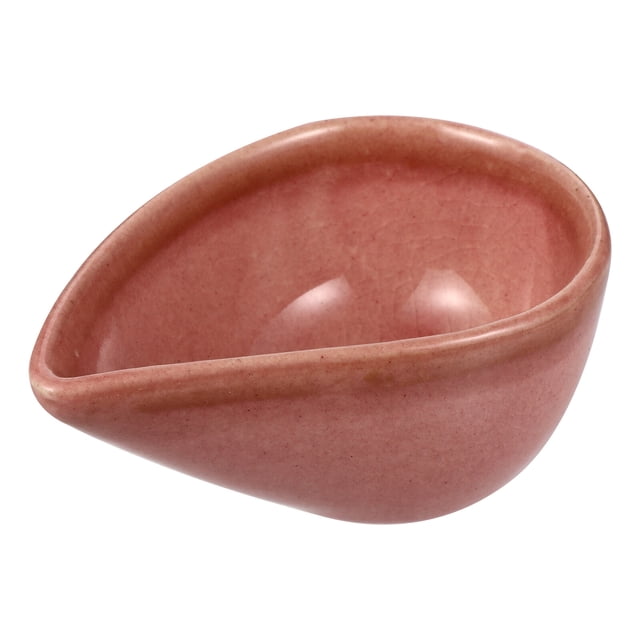 EeaseMX 1 plato pequeño de cerámica para mezclar mascarillas faciales, recipiente para aceites esenciales, plato pequeño