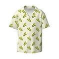 thumbnail image 6 of Kdxio Men's Hawaiian Shirt for Men Short Sleeve Shirt Corn Summer Casual Holiday Beach Button Down T-Shirts, 6 of 7